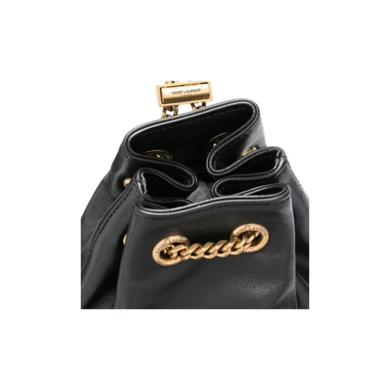 SAINT LAURENT Calfskin Crossbody Bag, Shoulder Bag Women's Black-3