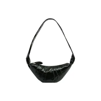 Lemaire Croissant Series Soft Nappa Leather Croissant Bag, Portable Crossbody Bag, Shoulder Bag Unisex Forest