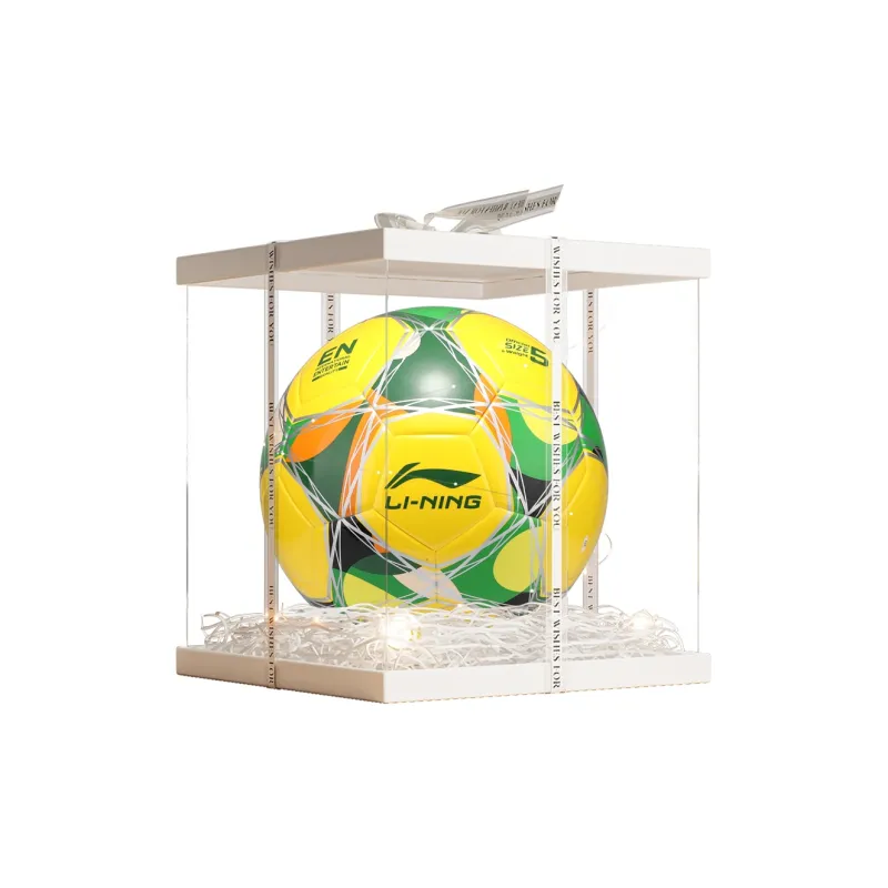 LiNing Size 5 Soccer TPU Seamless Thermal bonding Unisex Yellow/Green/Black-19