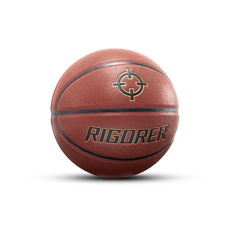 RIGORER PU Basketball Red Brown Size 7 Training Men's-1