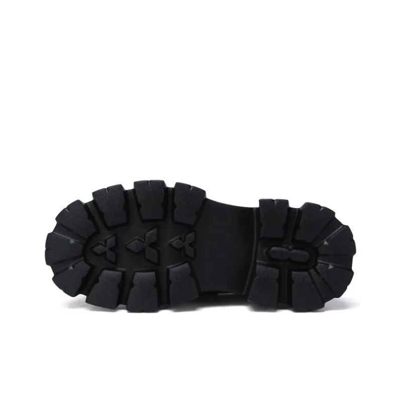U7 Men's Casual Shoes Men Low Top Black-4