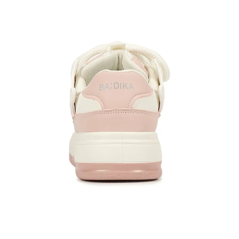 SNXR Water-Resistant Cushioning Wear-Resistant Low-Top Skateboard Shoes Women's Pink-6