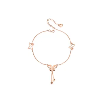 CHIEMOT 925 Sterling Silver Anklets Women's
