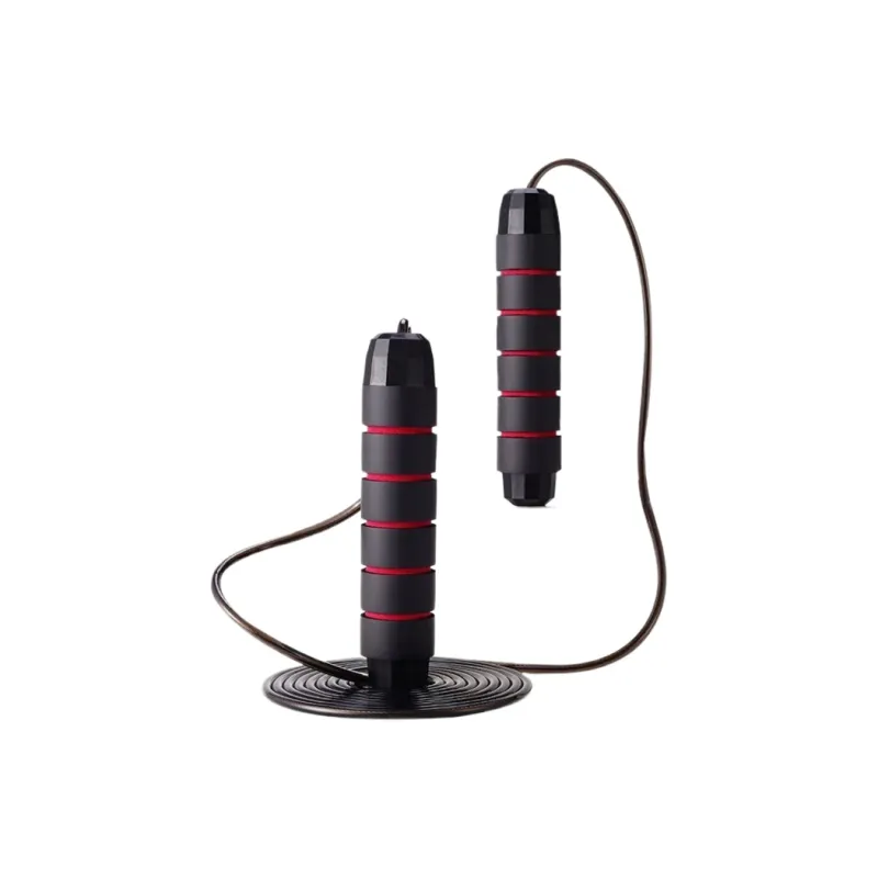 Ph.D. Research Casual Entertainment Non Countable Jump Ropes Adults Cord PVC Steel Wire 3m Black Red-3