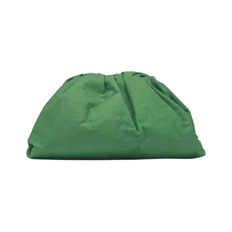 Bottega Veneta Cow Leather Clutch Women's Green-2