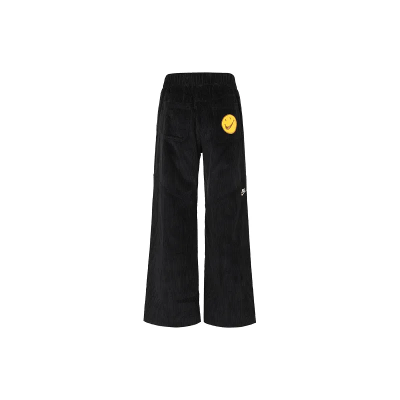 Nike Women'ss Letter Logo Wide Leg Pants Black-1