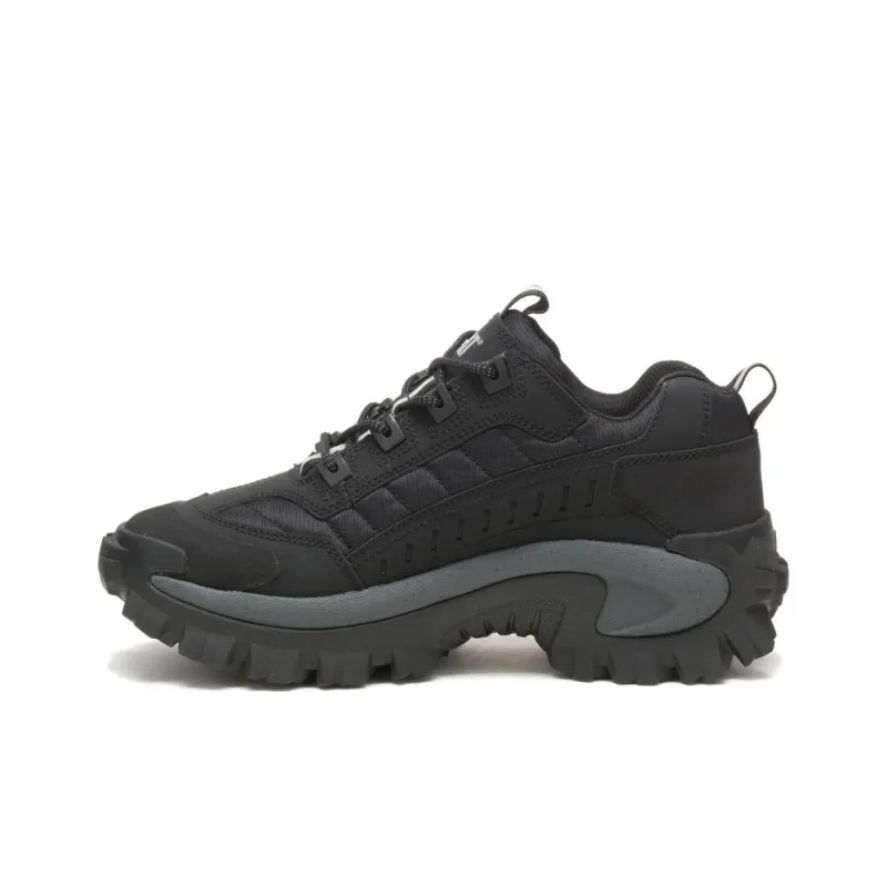 CAT Intruder Supercharged Cushioning Wear-Resistant Low-Top Casual Shoes Unisex Black Green-0
