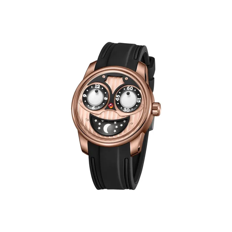 OBLVLO Automatic Mechanical Movement Men's Watches Black Dial-6