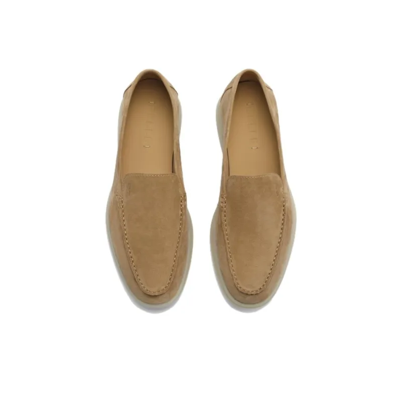 BELLE Gommino Loafers Women's Brown/Yellow-3