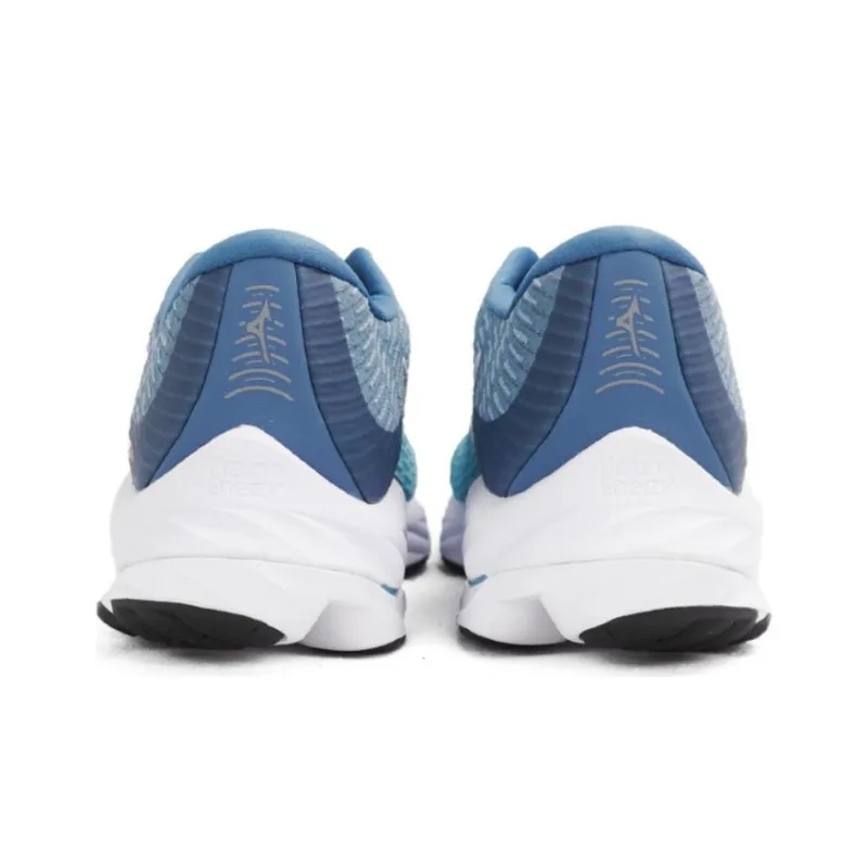 Mizuno Wave Rider 26 4E Wide 'Maui Blue Fiery Coral'-4