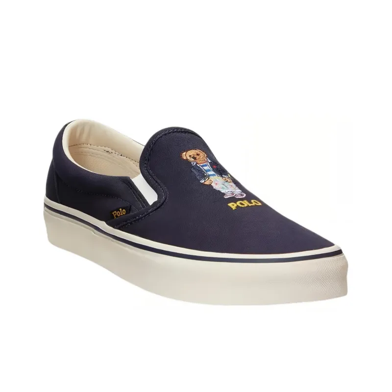 Polo Ralph Lauren Keaton Slip On Polo Bear Navy-2