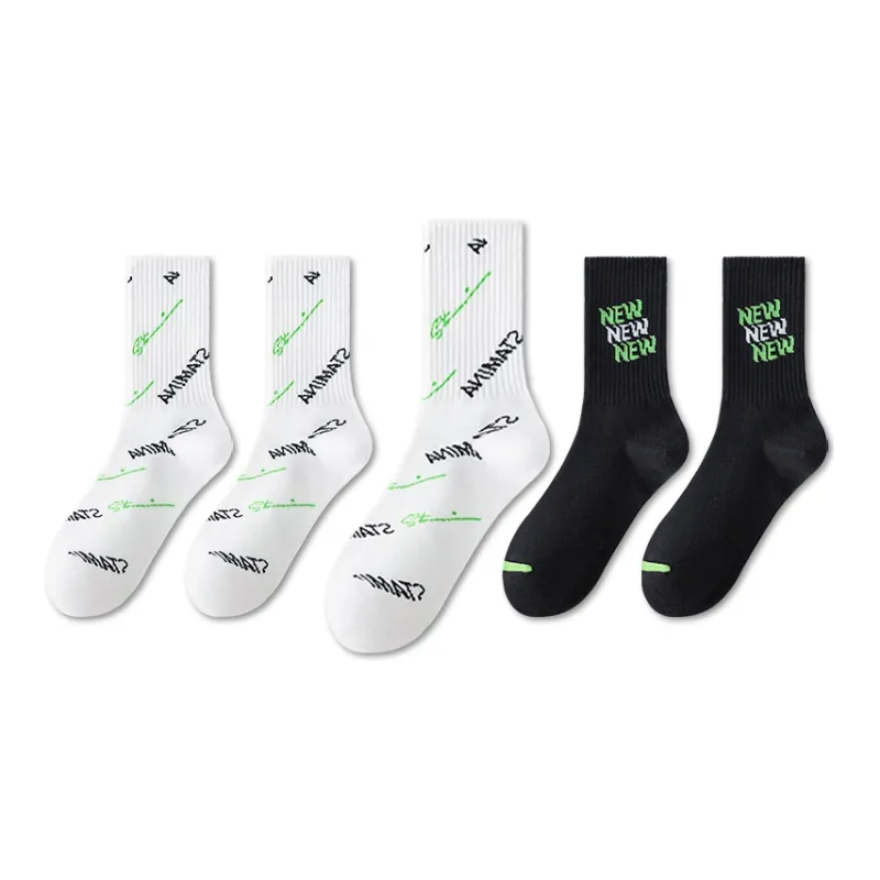 LUOLIAN Mid Calf Socks Men's 5 Pack-20
