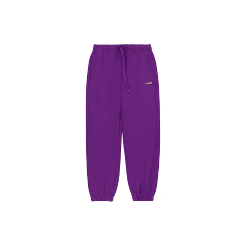 Nerdy Casual Pants Unisex Dark Purple