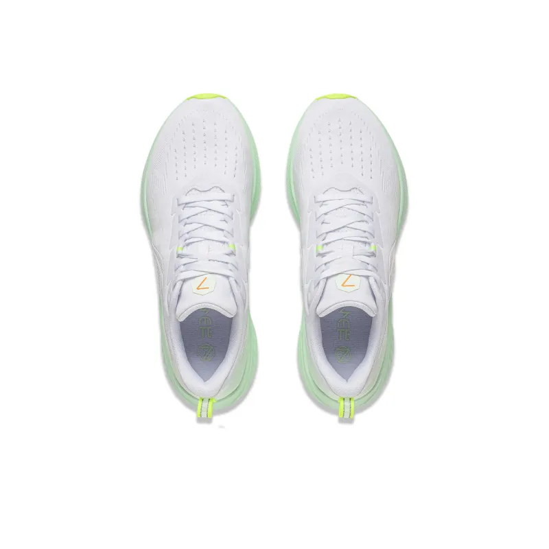 LiNing Red Hare 7 Cushioning, Slip Resistant, Lightweight Low Top Running Shoes Women's White Green-3