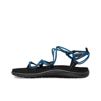 Teva Voya Infinity Stripe Beach Sandals Women's Blue