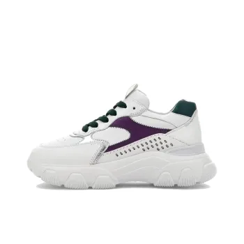 HOGAN Hyperactive Round Toe Lace-Up Sneakers Women's