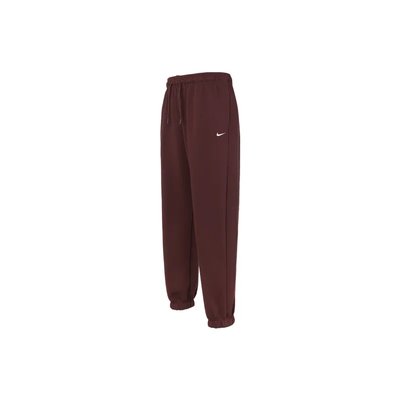 Nike Knitted Sports Pants Women's Burgundy-2