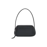 zip-compartment cord-detail belt bag Arancione