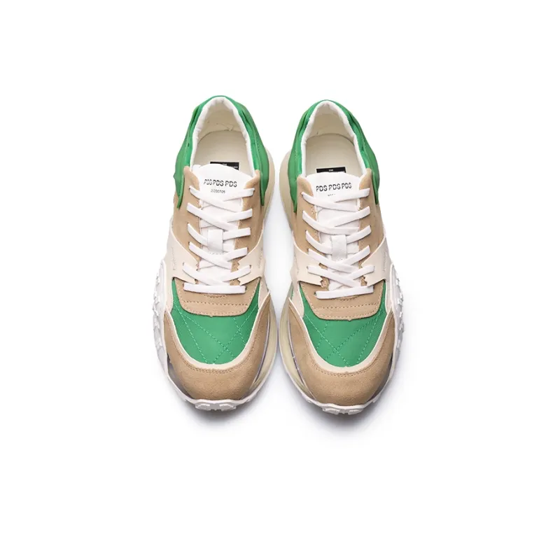 PARDASAUL Men's Casual Shoes Men Low Top Dark Green/Orange/White-8