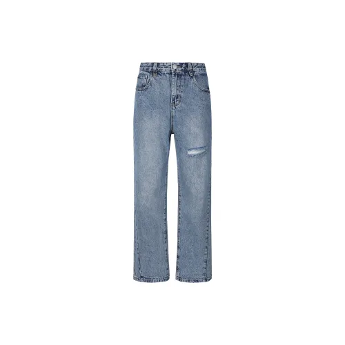 GTRG Jeans Unisex Snowflake Blue