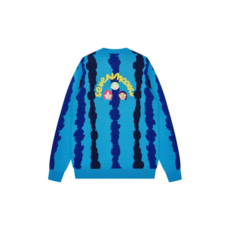 SEVEN Sweaters Men Sky Blue-1