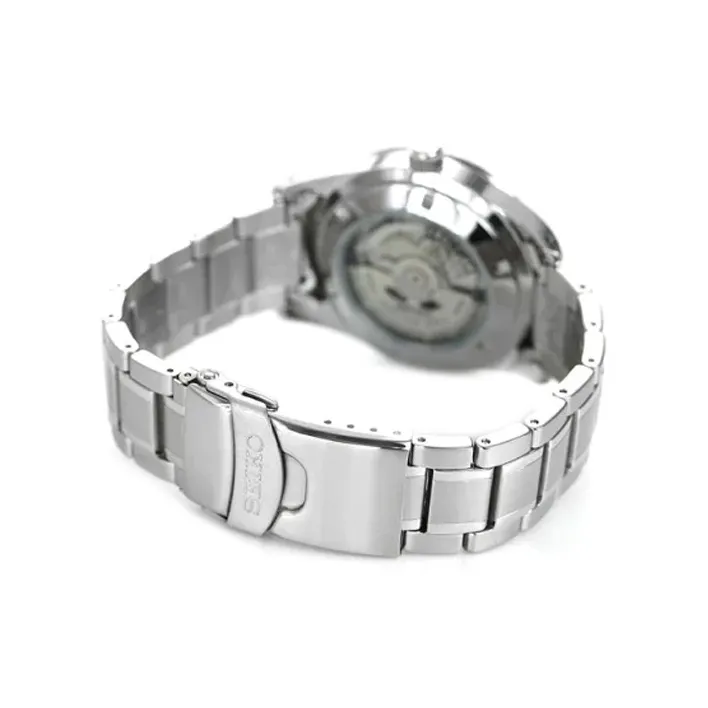 SEIKO Presage Series Mechanical Movement Stainless Steel Strap Watch Men's Watches Black Dial SARV003-3