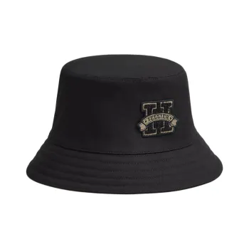 HERMES Cotton Bucket Hats Women's Black