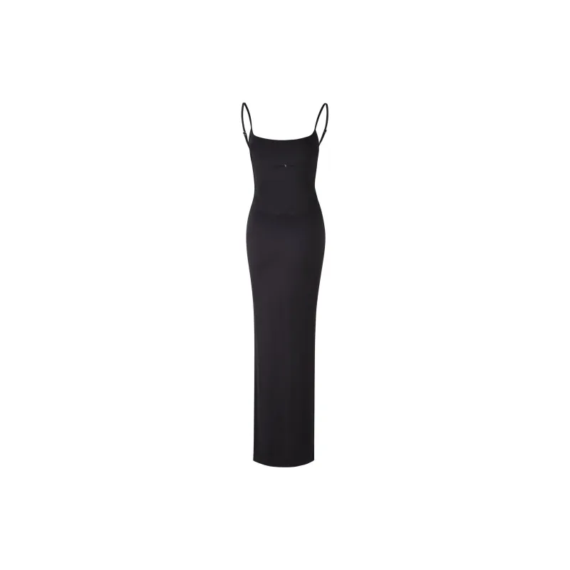 Tiger Mist MINERVA MAXI DRESS Slip Dresses Women's Black-1