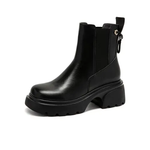 Satchi Chelsea Boots Women's Black