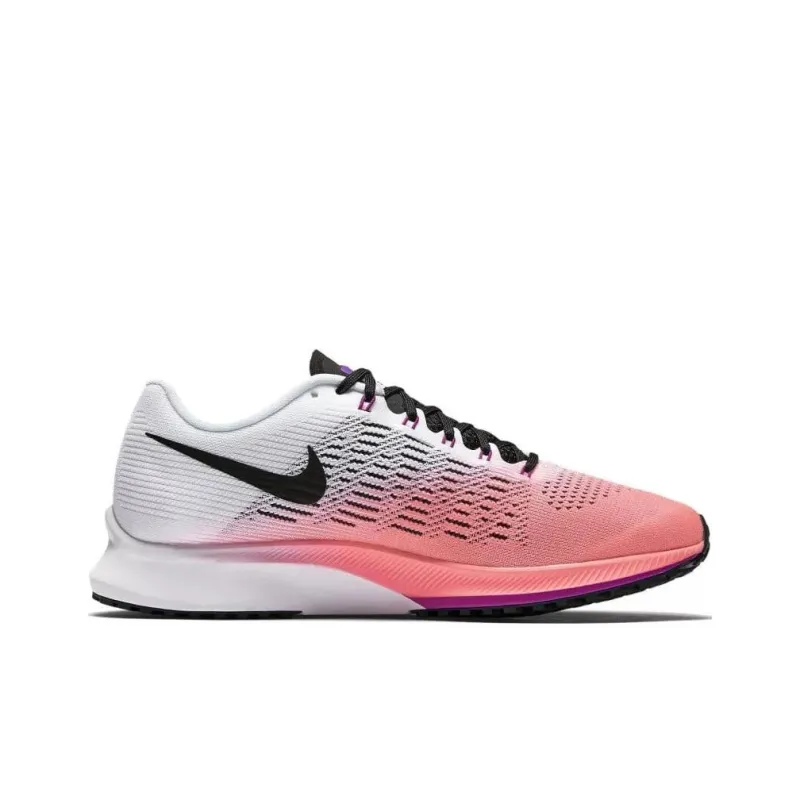 Nike Air Zoom Elite 9 Cushioning Wear-Resistant Low-Top Running Shoes Women's White Red-1