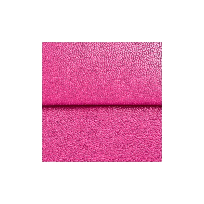 HERMES Bastia Chamkila Goat Skin Wallet Women's 5R Rose Shocking Vibrant Pink-2