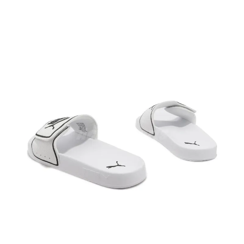 PUMA Leadcat 2.0 V Slide Slippers Unisex White Black-3