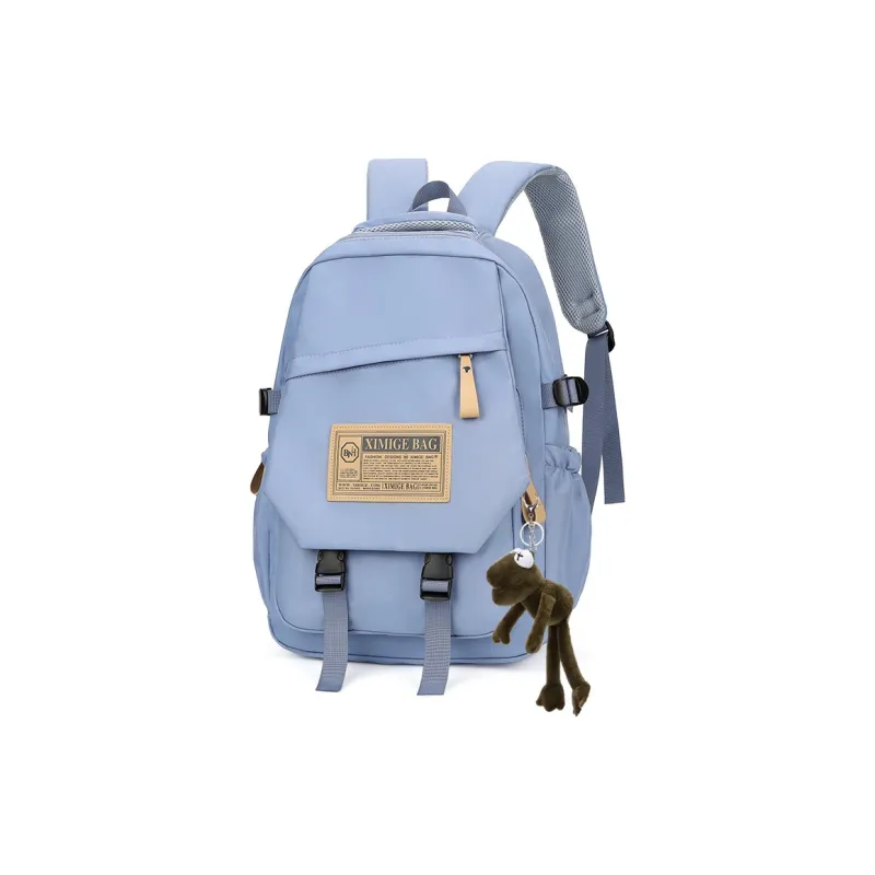 BALANG Nylon Fabric Backpack Regular Unisex Black/Khaki/Red/Blue-6