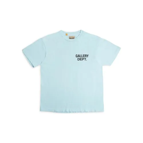 Gallery Dept. T-Shirts Unisex Light Blue