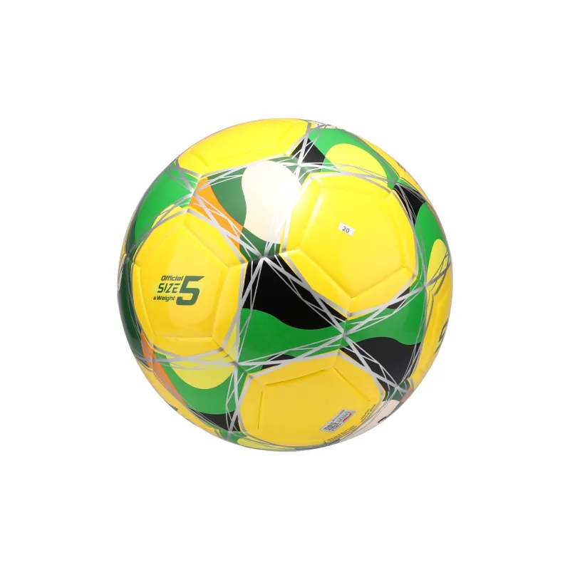 LiNing Size 5 Soccer TPU Seamless Thermal bonding Unisex Yellow/Green/Black-29