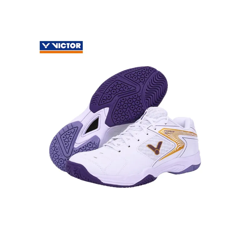VICTOR Cushioning Wear Resistant Low Top Badminton Shoes Unisex-1