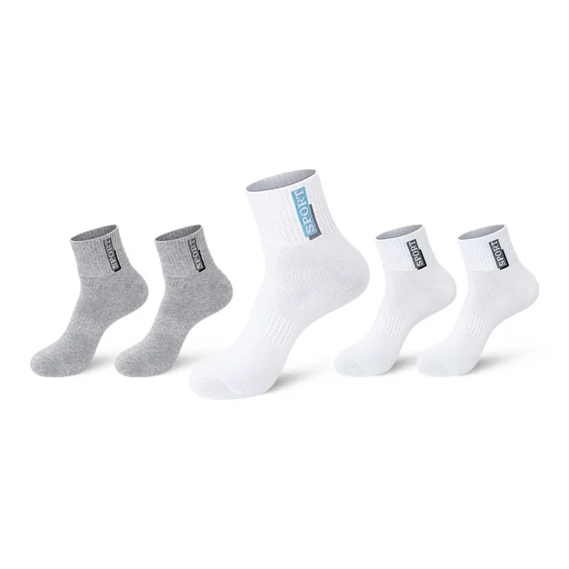 LUOLIAN Mid Calf Socks Men's 5 Pack-8