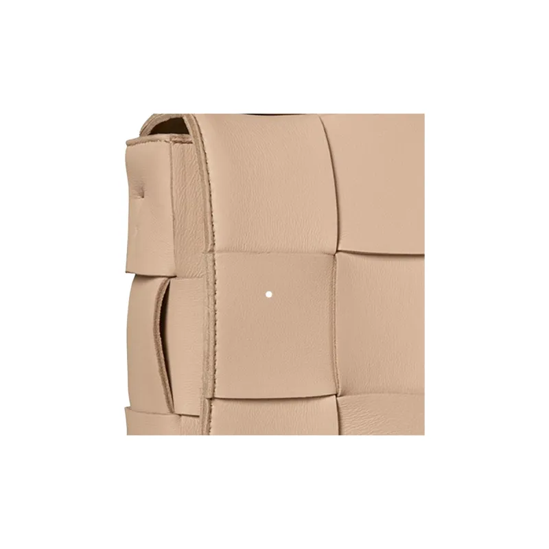 Bottega Veneta Sheepskin Crossbody Bag Women's Almond-4