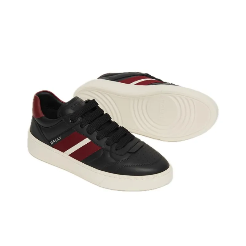 BALLY Raise Logo-print Leather Sneakers-4