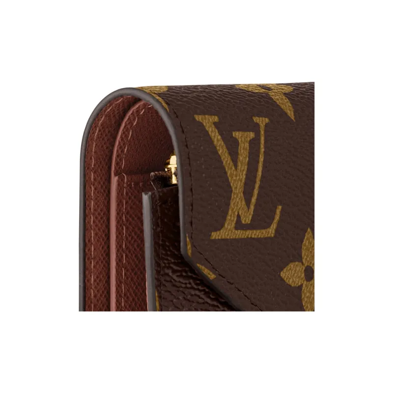 LOUIS VUITTON Victorine Wallet Monogram Brown Lining-4