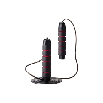 Ph.D. Research Casual Entertainment Non Countable Jump Ropes Adults Cord PVC Steel Wire 3m Black Red