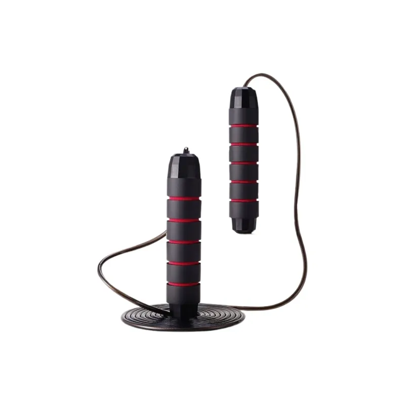 Ph.D. Research Casual Entertainment Non Countable Jump Ropes Adults Cord PVC Steel Wire 3m Black Red-0