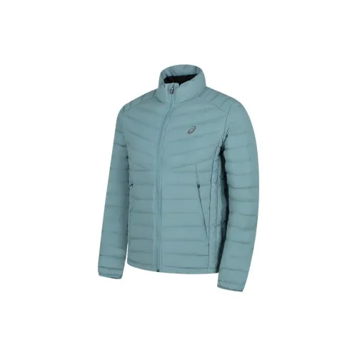 Asics Down Jackets Men Blue/Green