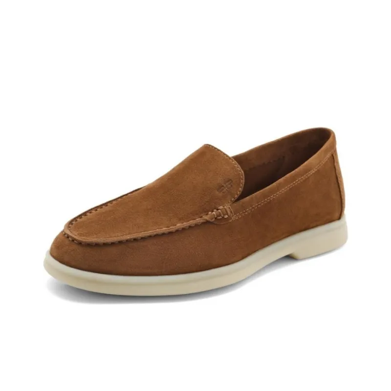 BELLE Gommino Loafers Women's Brown/Yellow-5
