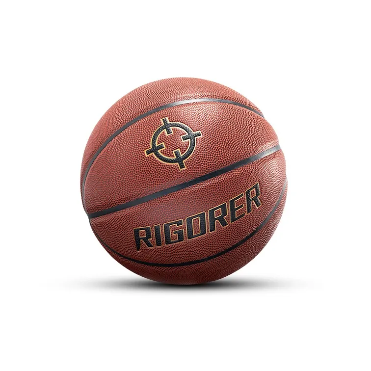 RIGORER PU Basketball Red Brown Size 7 Training Men's-2