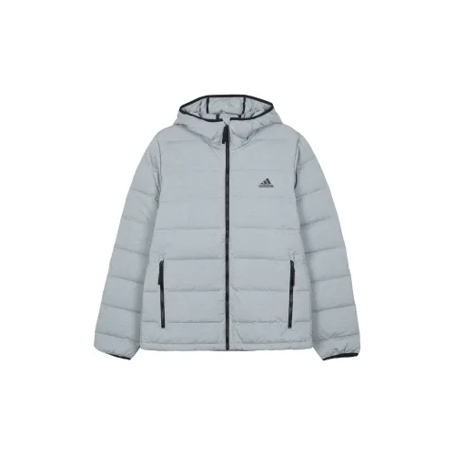 Adidas Down Jackets Men Silver Gray