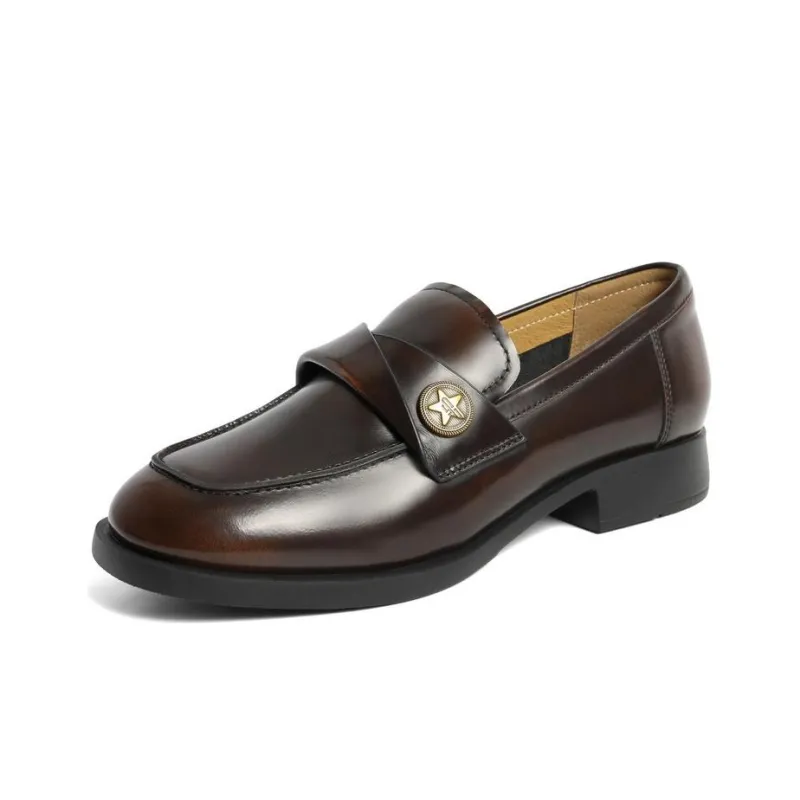 BELLE Loafers 2.5cm Women's Brown, Black-1