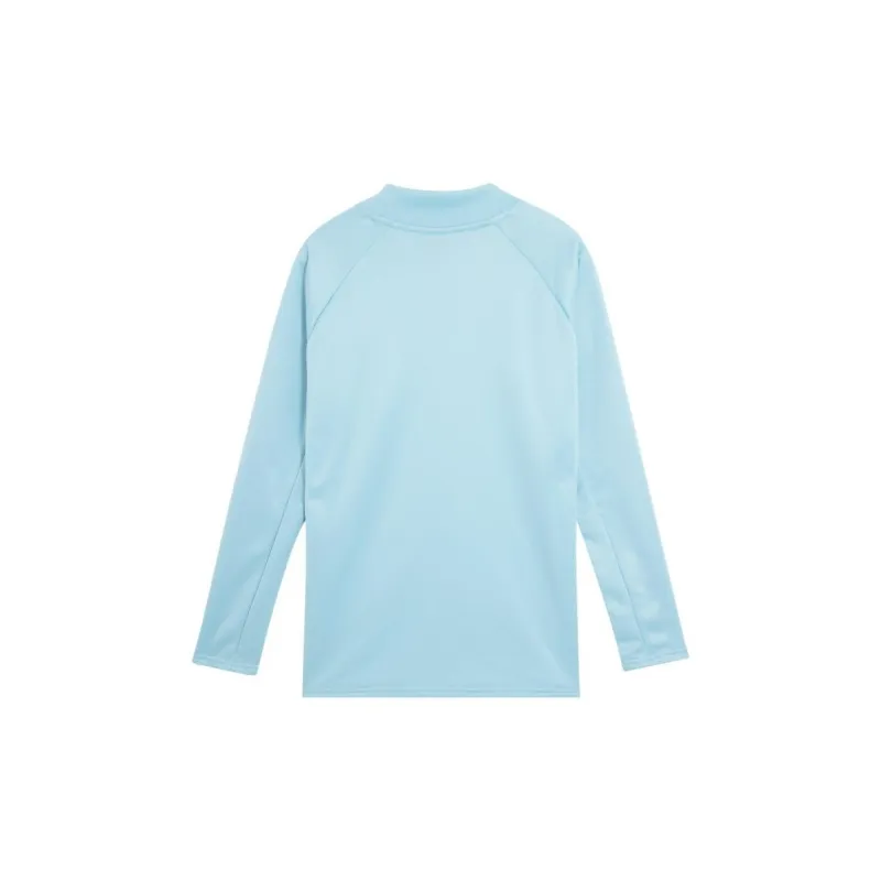 PUMA MCFC PREMATCH LS SWEAT TOP Sweatshirt Men's Silver Gray Lake Blue-1