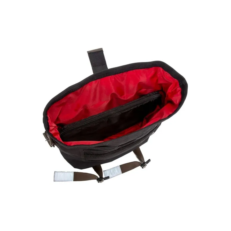 Manhattan Portage Nylon Messenger Bag Backpack Medium Size Unisex Red-3