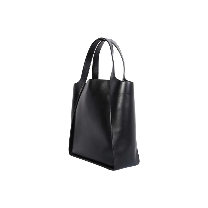 Stella McCartney Logo Perforated Open Top Tote Bag-3